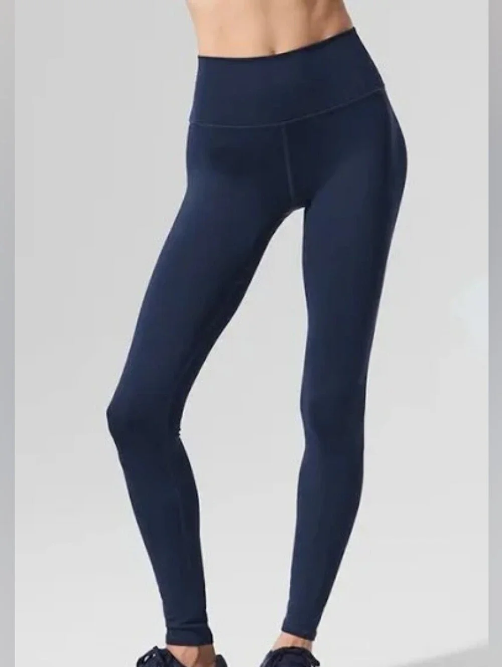 Alo Yoga High Waist Airbrush Full Length Legging in Baby sz MEDIUM